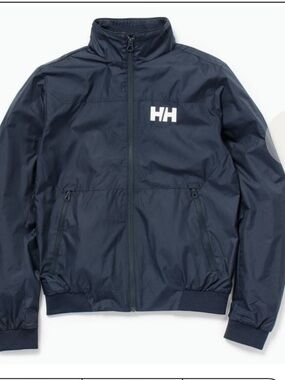 Helly Hansen Navy Blue Lightweight Windbreaker Jacket Men Size Small NWOT